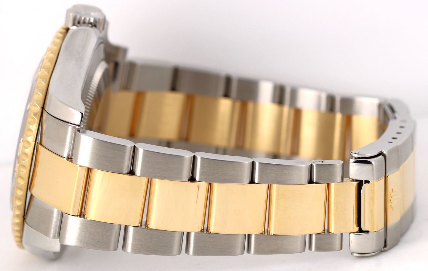 2014 PAPERS Rolex Yacht-Master Two-Tone 18k Gold Steel White 40mm 16623 BOX