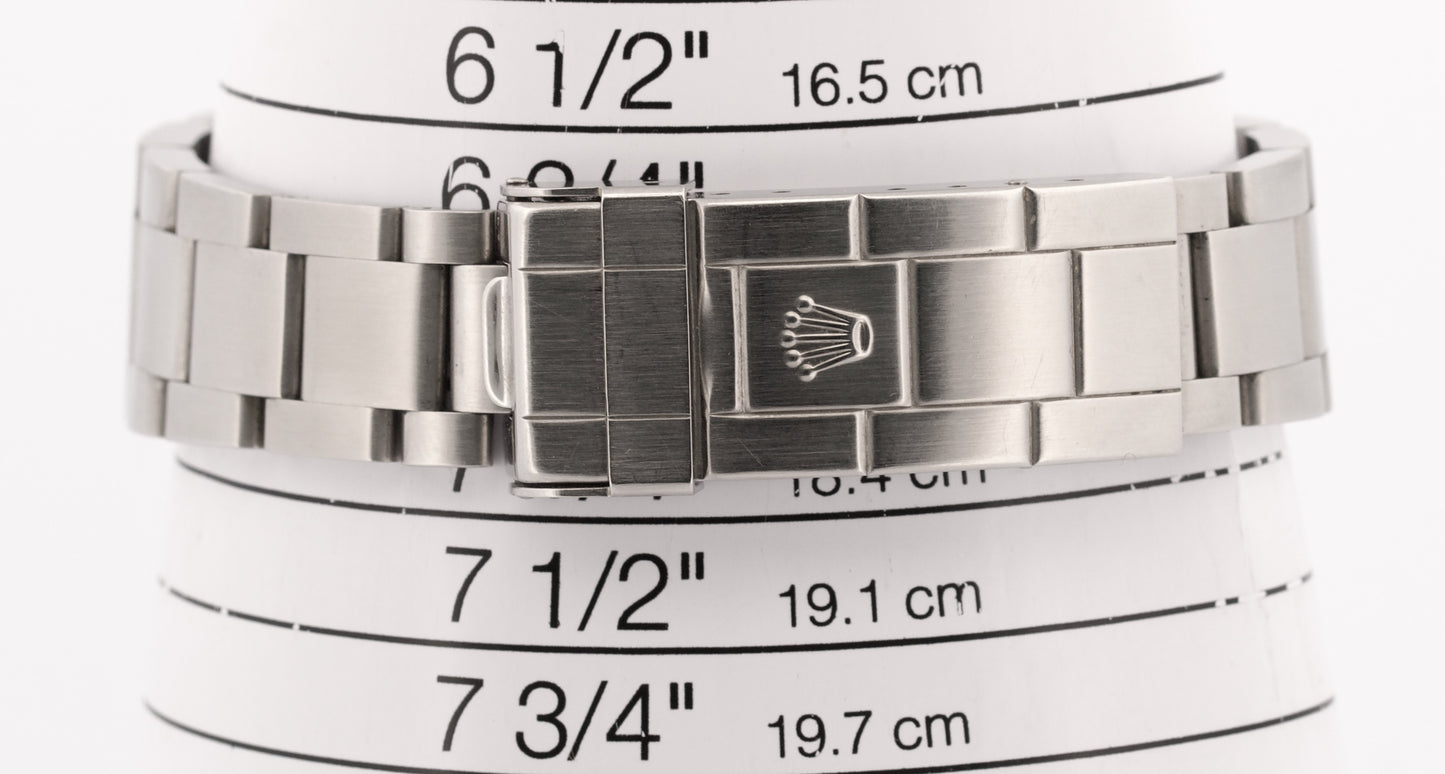UNPOLISHED Rolex Submariner Date BLACK Stainless Steel 40mm Oyster Watch 16610