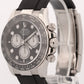 2025 Rolex Daytona 126519 LN Black Diamond 18K Gold Oysterflex Watch Box Papers