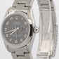1996 Ladies Rolex DateJust BLACK ARABIC JUBILEE 31mm No-Holes Steel Watch 68240