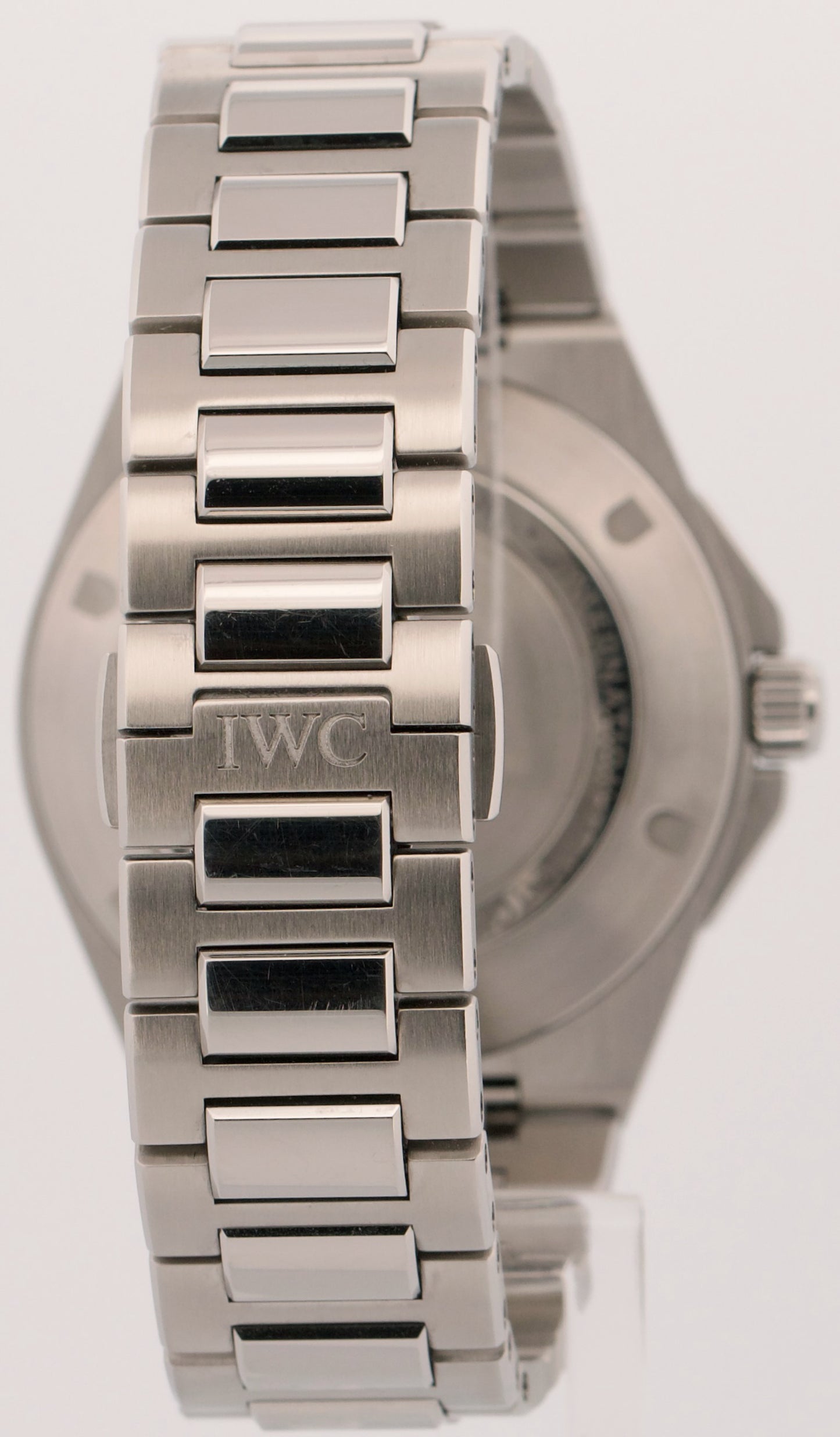 Unpolished 2024 IWC Ingenieur IW328903 Stainless Steel Aqua Teal 40mm Box Papers