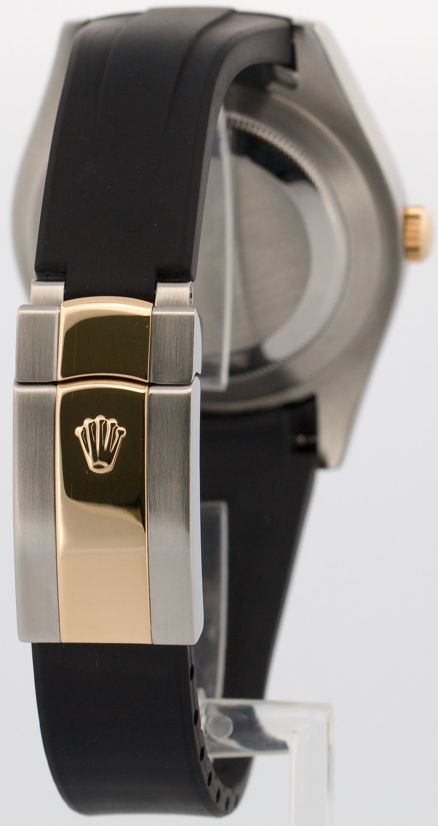 Rolex Datejust II 2 MATTE BLACK ROMAN 18K Yellow Gold Steel 41mm 116333 BOX