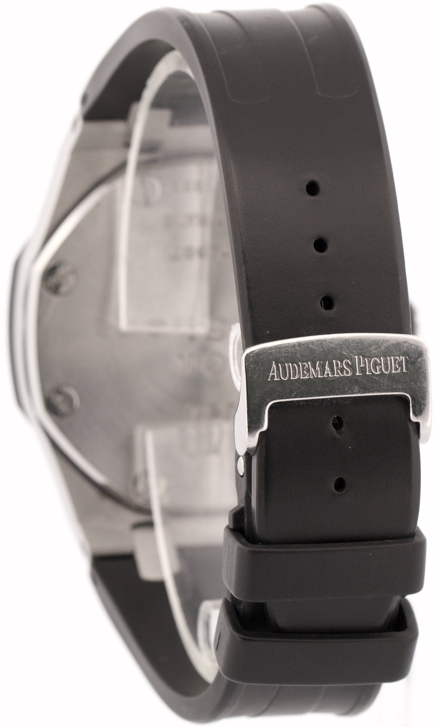 2005 PAPERS Audemars Piguet Royal Oak Offshore Steel BLACK 42mm 25940SK BOX