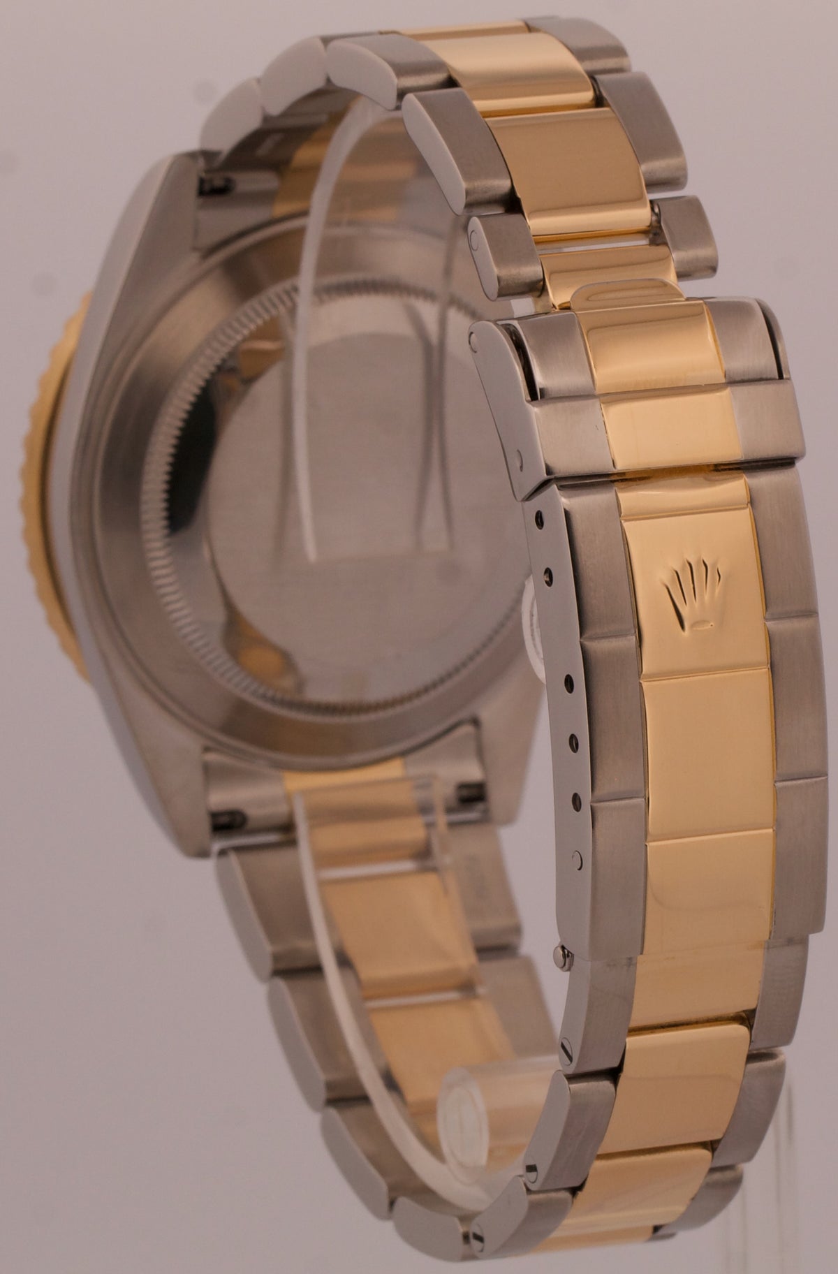 Rolex Submariner Date BLUE Two-Tone 18K GOLD BUCKLE Steel 40mm 16613 Watch