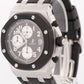 2005 PAPERS Audemars Piguet Royal Oak Offshore Steel BLACK 42mm 25940SK BOX