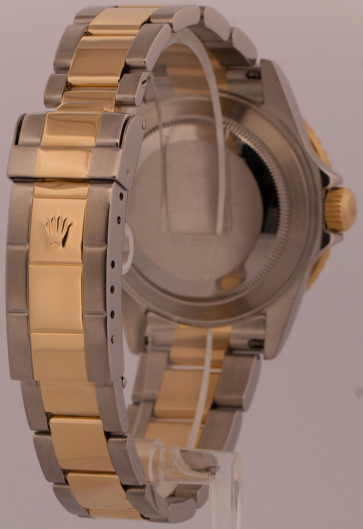 Rolex Submariner Date BLUE Two-Tone 18K GOLD BUCKLE Steel 40mm 16613 Watch
