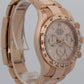 2023 PAPERS Rolex Daytona Cosmograph SUNDUST BAGUETTE 40mm 18K Gold 116505 BOX