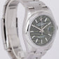 2022 NEW PAPERS Rolex DateJust Green Palm Motif Stainless 36mm Watch 126200 B+P