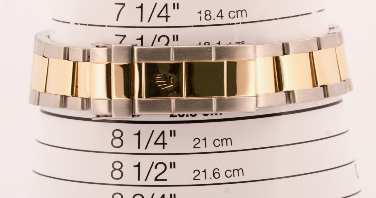 Rolex Submariner Date BLUE Two-Tone 18K GOLD BUCKLE Steel 40mm 16613 Watch