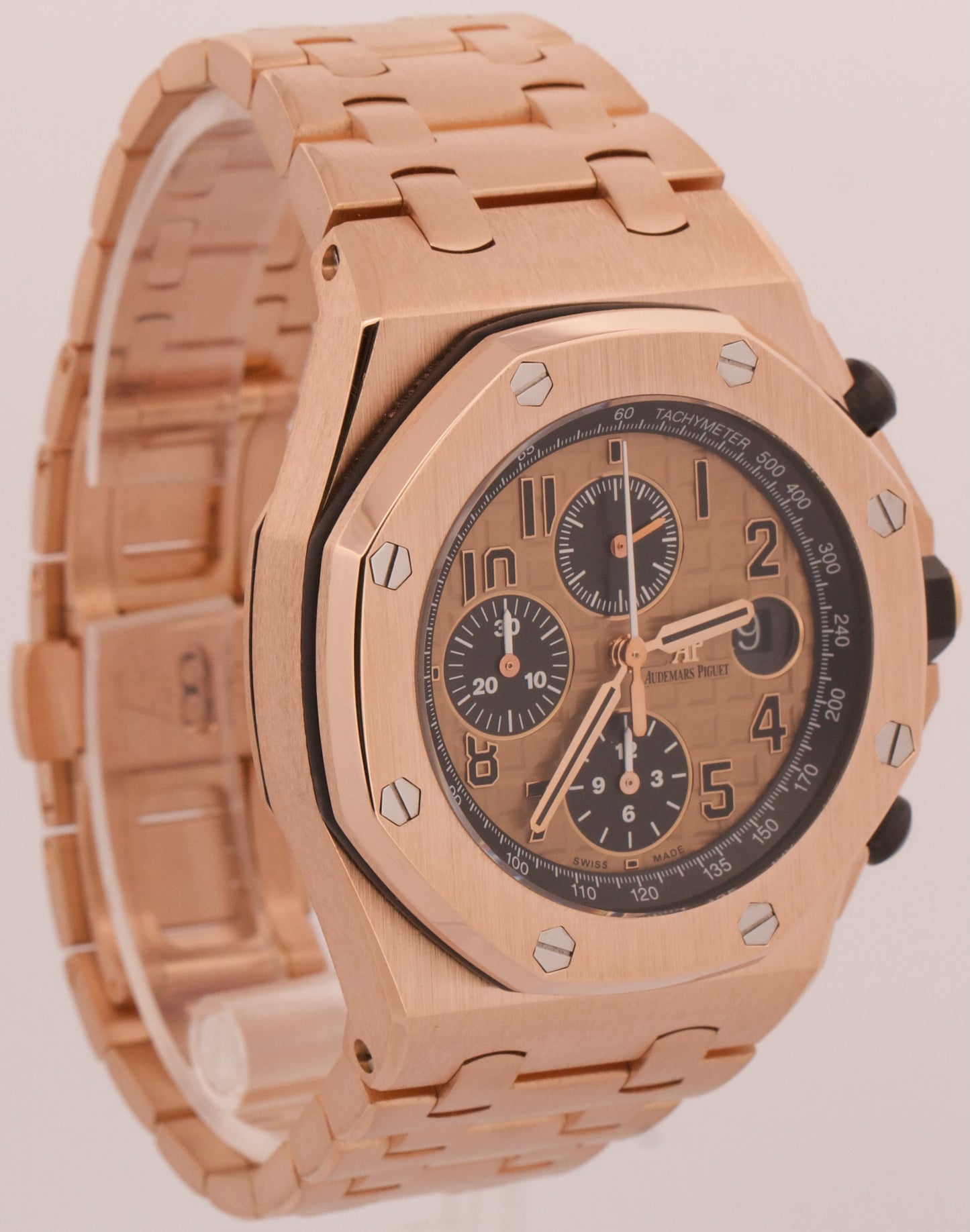 PAPERS Audemars Piguet Royal Oak Offshore BRICK 18K Rose Gold 42mm 26470OR BOX
