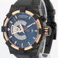PAPERS Concord C1 World Timer 47mm 18K Rose DLC Steel Rubber 01.6.78.1016 BOX