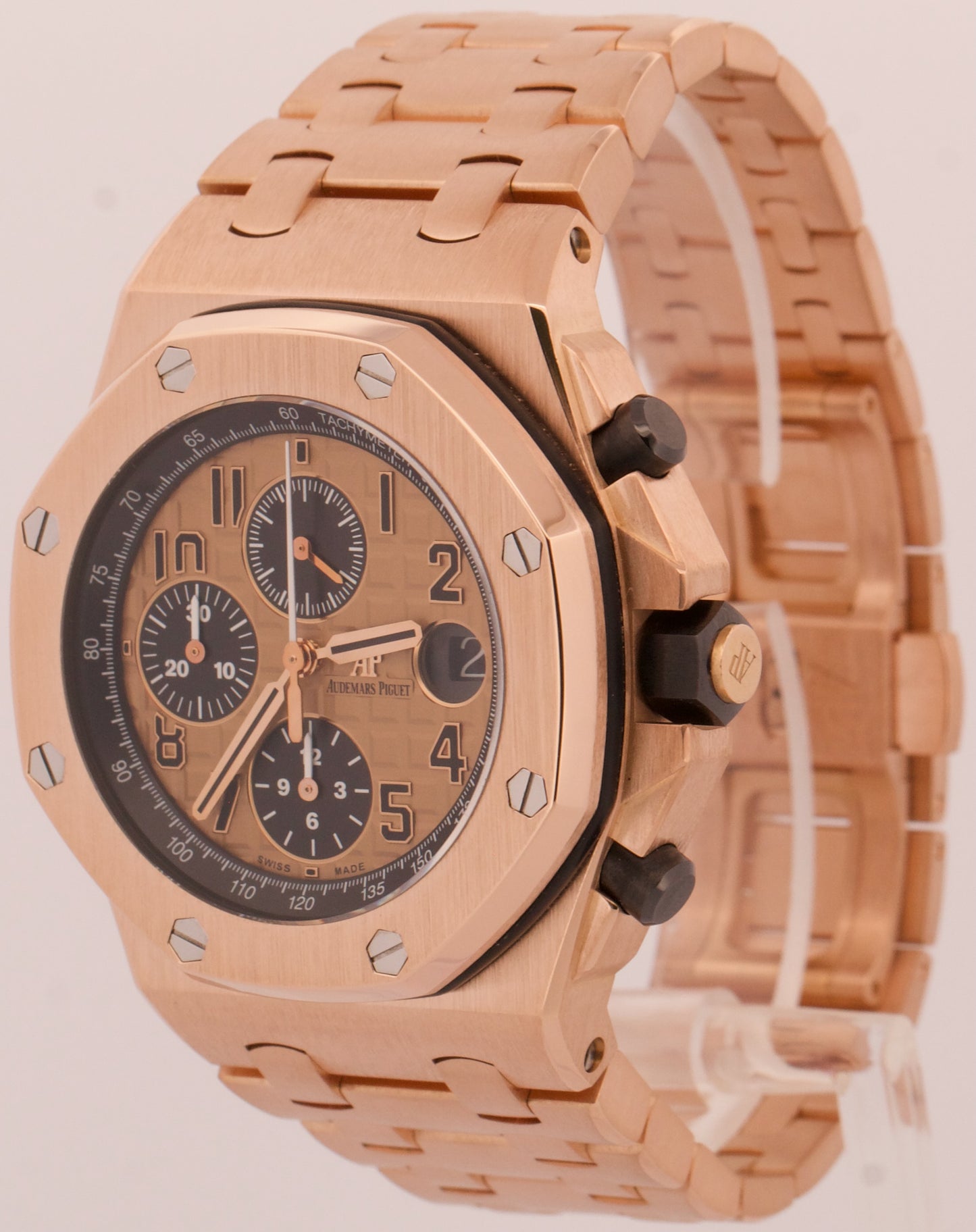 PAPERS Audemars Piguet Royal Oak Offshore BRICK 18K Rose Gold 42mm 26470OR BOX