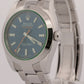 2022 Rolex Milgauss 116400 GV Blue Green Stainless Steel 40mm Watch Box Papers