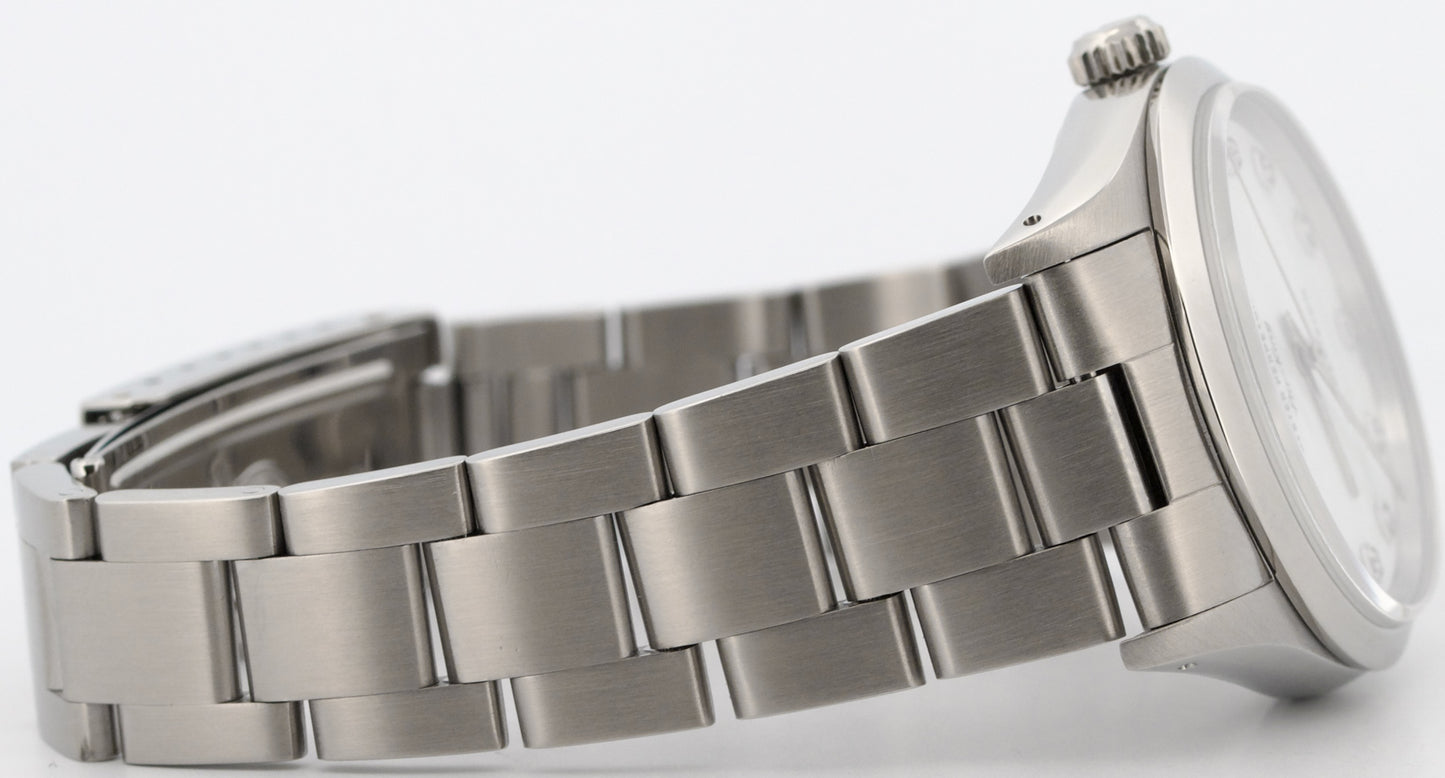 1991 Rolex Oyster Perpetual Air-King MOP DIAMOND Steel OYSTER 34mm 14000 Watch