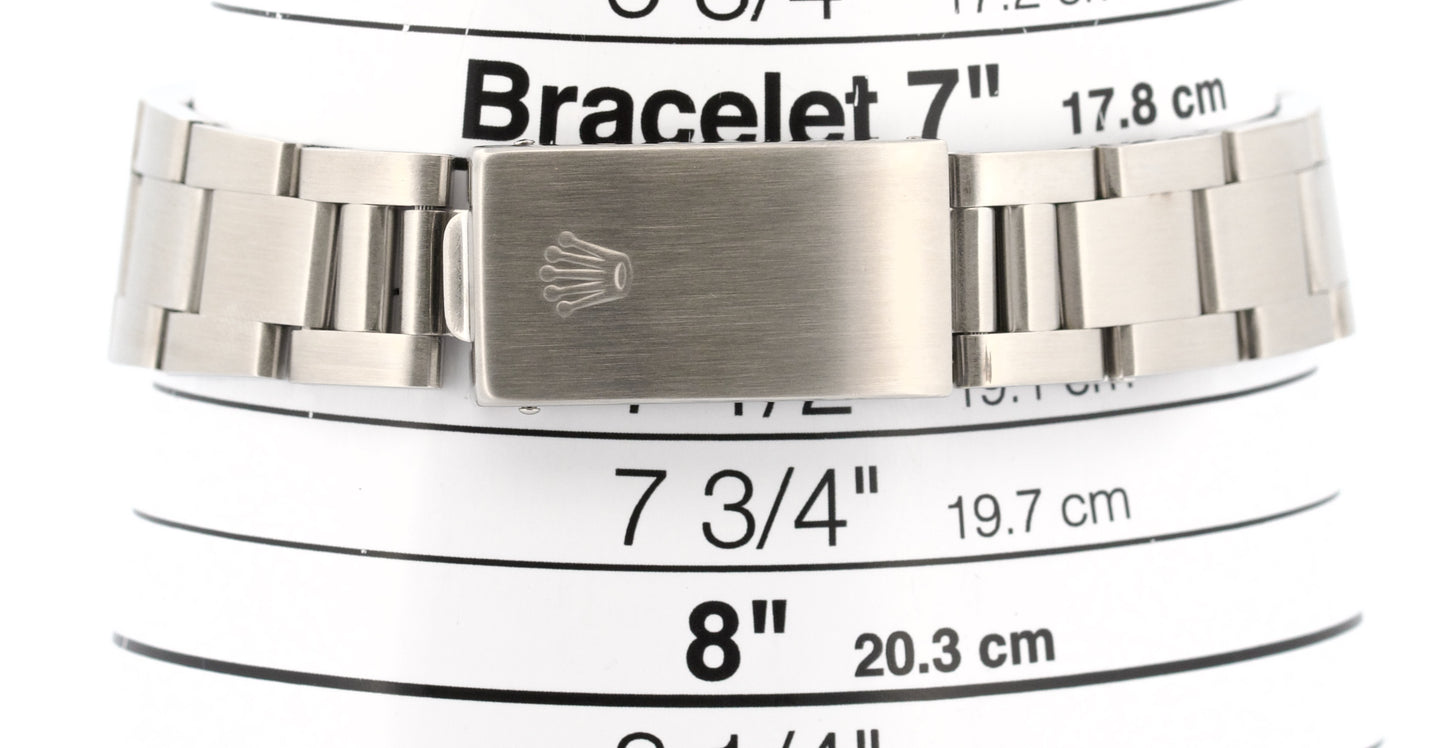 1991 Rolex Oyster Perpetual Air-King MOP DIAMOND Steel OYSTER 34mm 14000 Watch