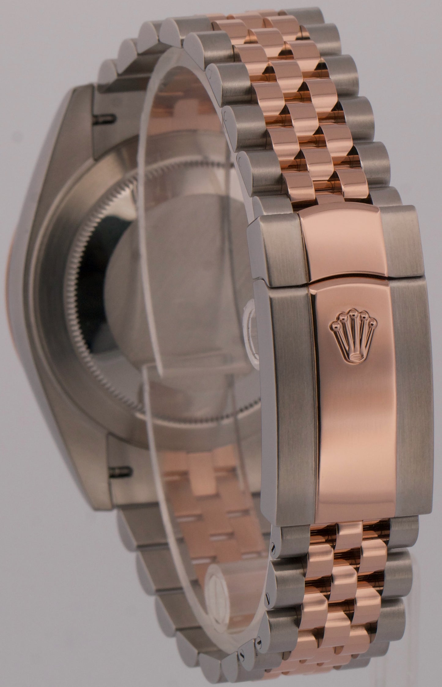 Rolex DateJust 41 CHOCOLATE Brown 18k Rose Gold Steel JUBILEE 41mm 126331 Watch