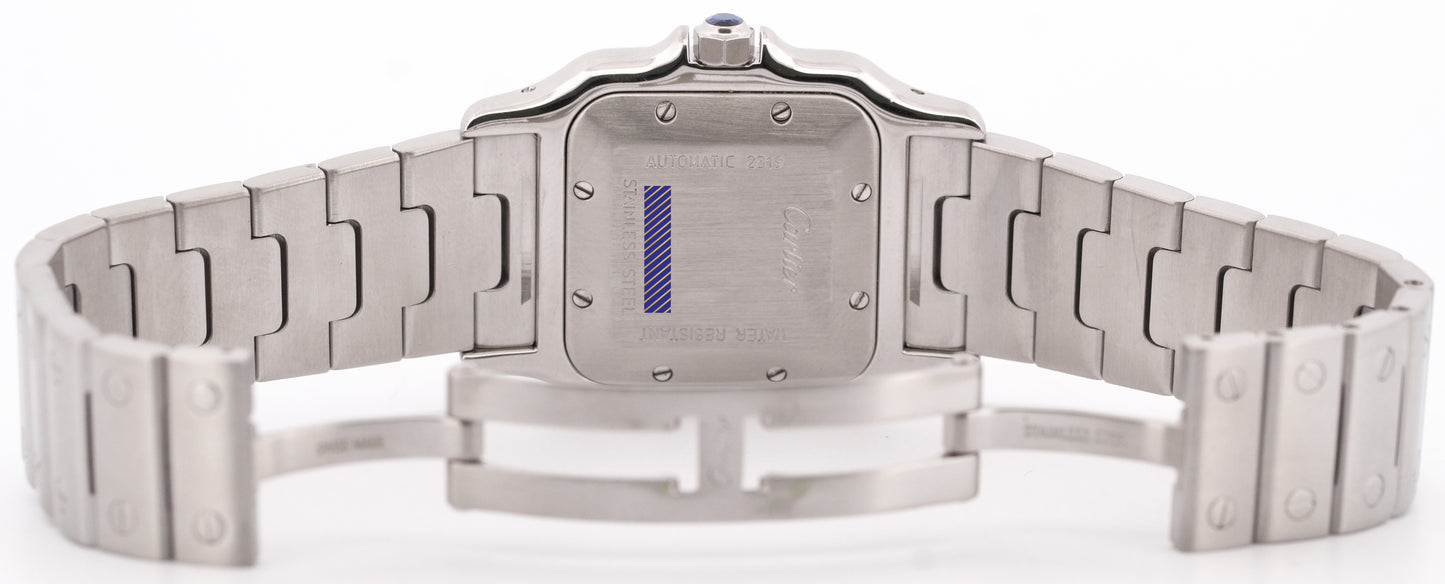 Cartier Santos Galbee 29mm IVORY ROMAN Stainless Steel Automatic 2319 W20055D6