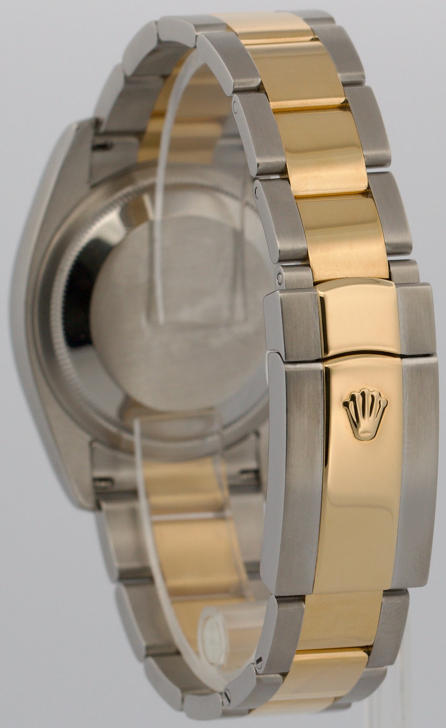 2005 PAPERS Rolex DateJust 36mm CHAMPAGNE 18K Gold Steel OYSTER 116203 BOX