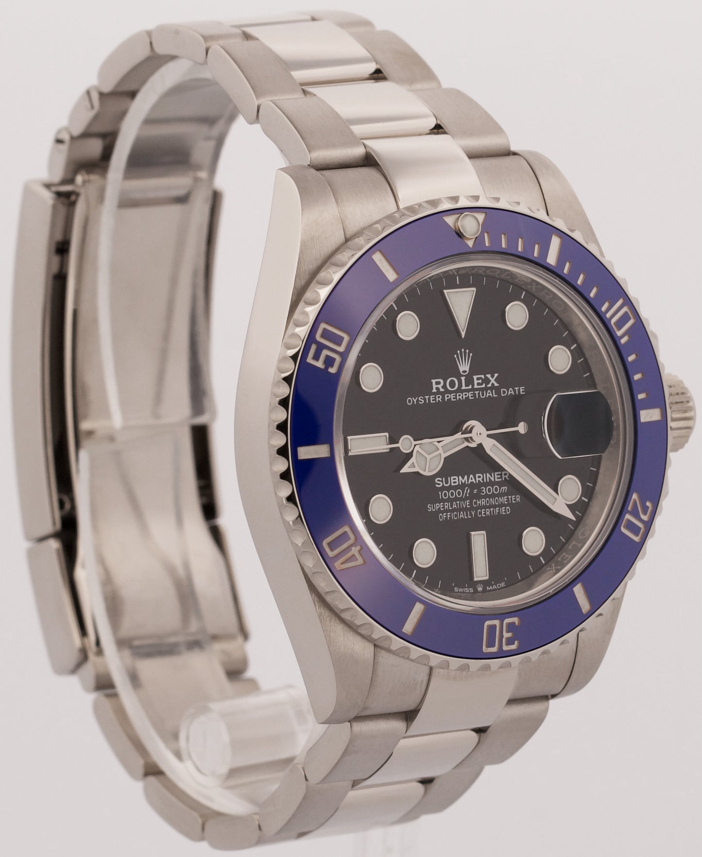 Rolex Submariner Date 126619 LB 41mm Blueberry 18K White Gold Blue Watch Box