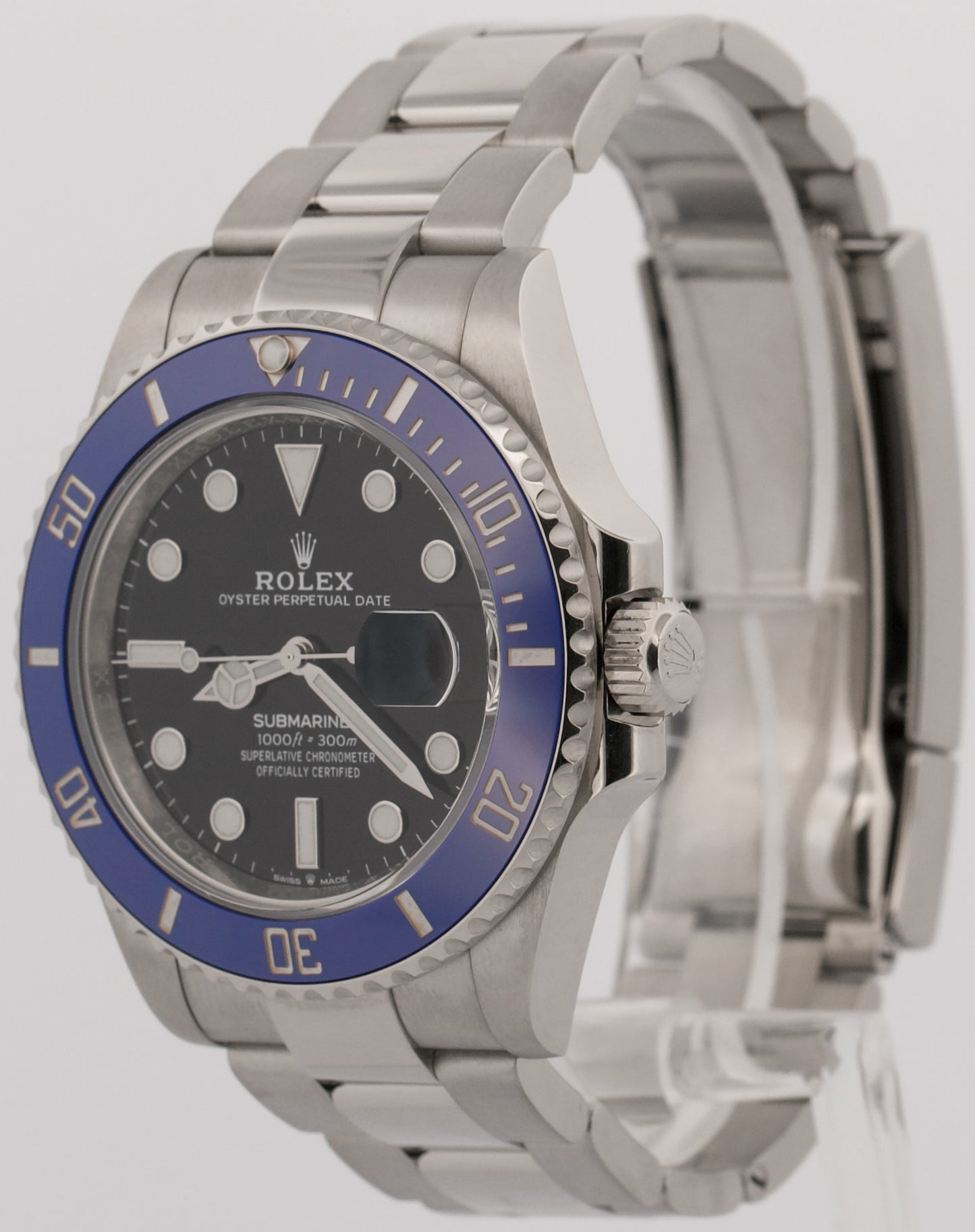 Rolex Submariner Date 126619 LB 41mm Blueberry 18K White Gold Blue Watch Box