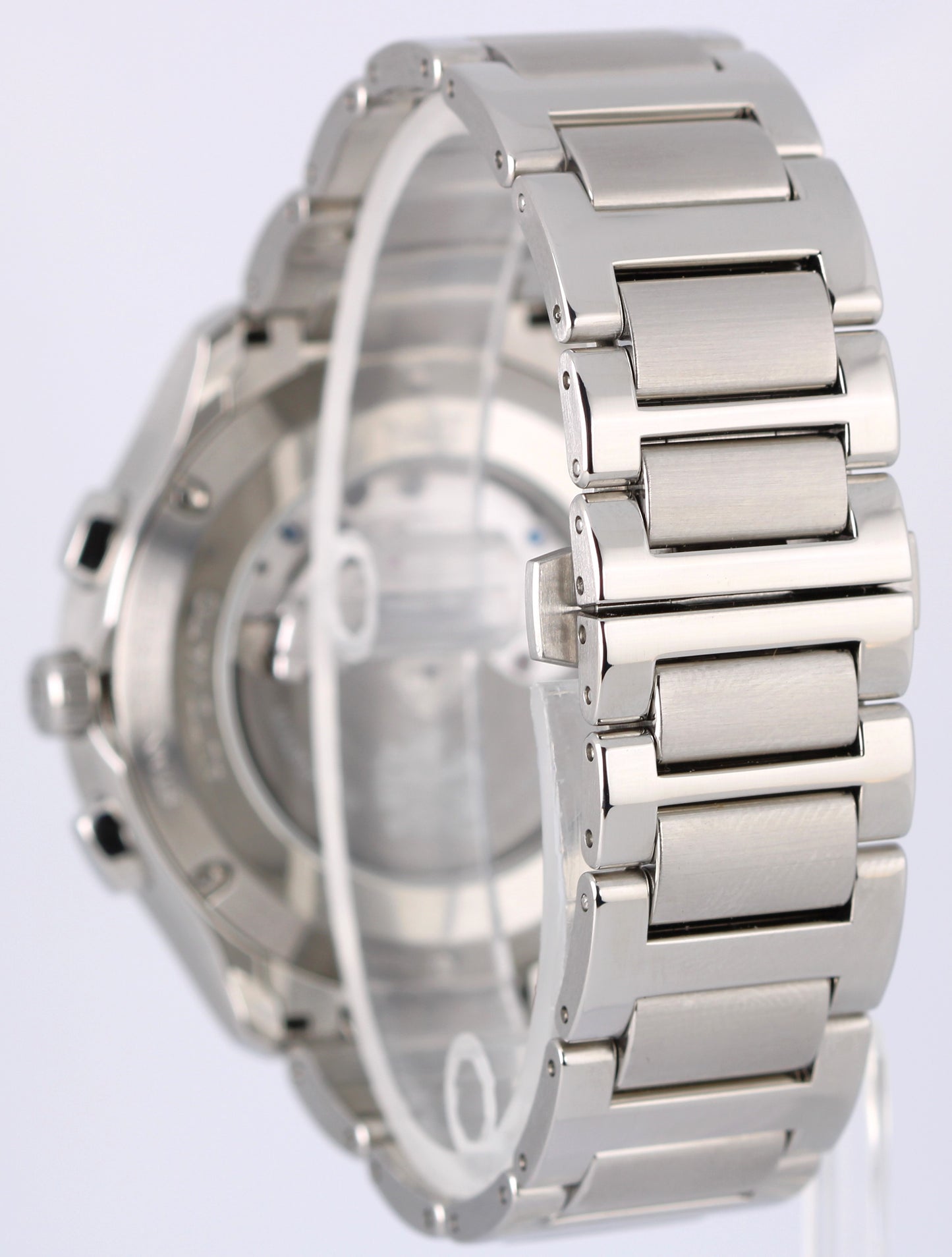 2021 PAPERS Piaget Polo S Chrono Steel Blue Guilloche 42mm P11269 Watch BOX