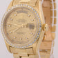 VINTAGE 1978 Rolex Day-Date President CHAMPAGNE DIAMOND 36mm 18K Watch 18038
