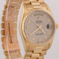 1987 Rolex Day-Date President IVORY COMPUTER ARABIC 18K Yellow Gold 36mm 18038