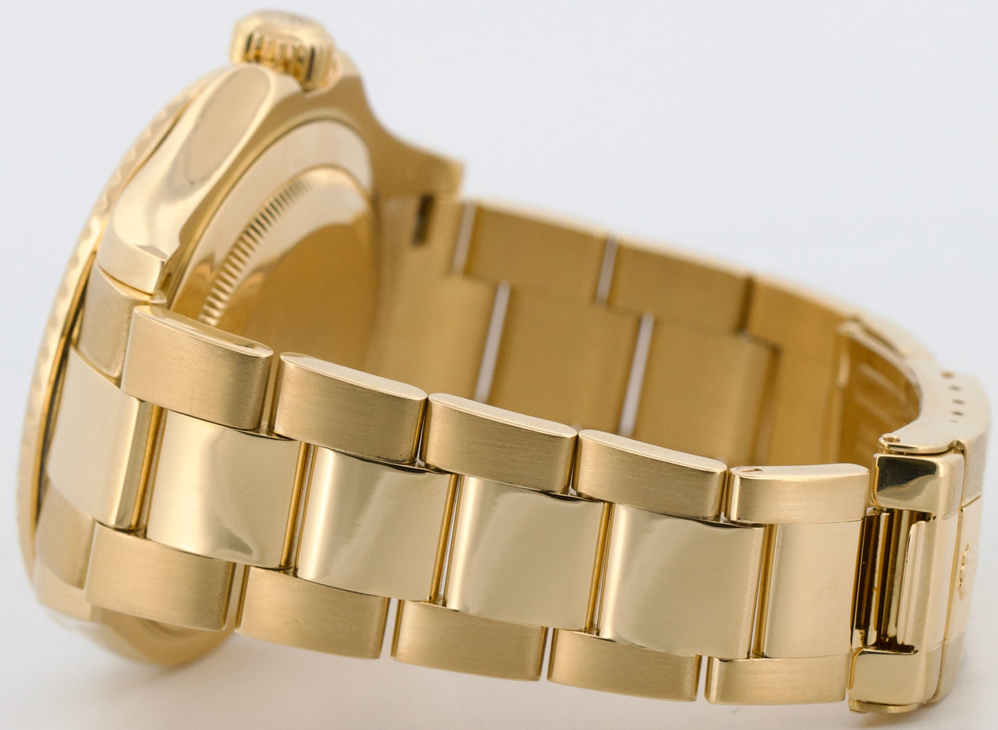 2008 PAPERS Rolex Yacht-Master 40mm MOP 18K Yellow Gold NO-HOLES 16628 Watch BOX