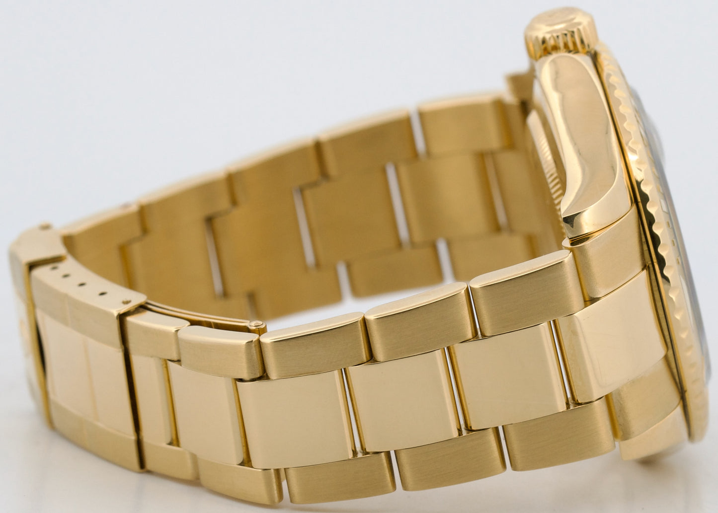 2008 PAPERS Rolex Yacht-Master 40mm MOP 18K Yellow Gold NO-HOLES 16628 Watch BOX