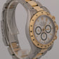 1993 Rolex Daytona Cosmograph PANDA White 18K Yellow Gold Stainless Steel 16523