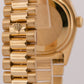 1987 Rolex Day-Date President IVORY COMPUTER ARABIC 18K Yellow Gold 36mm 18038