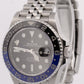 PAPERS Rolex GMT-Master II BATGIRL 40mm Blue Black JUBILEE Steel 126710 BLNR BOX