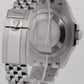 PAPERS Rolex GMT-Master II BATGIRL 40mm Blue Black JUBILEE Steel 126710 BLNR BOX