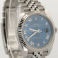Rolex DateJust 41 AZZURRO BLUE ROMAN 18K Stainless Steel JUBILEE 41mm 126334