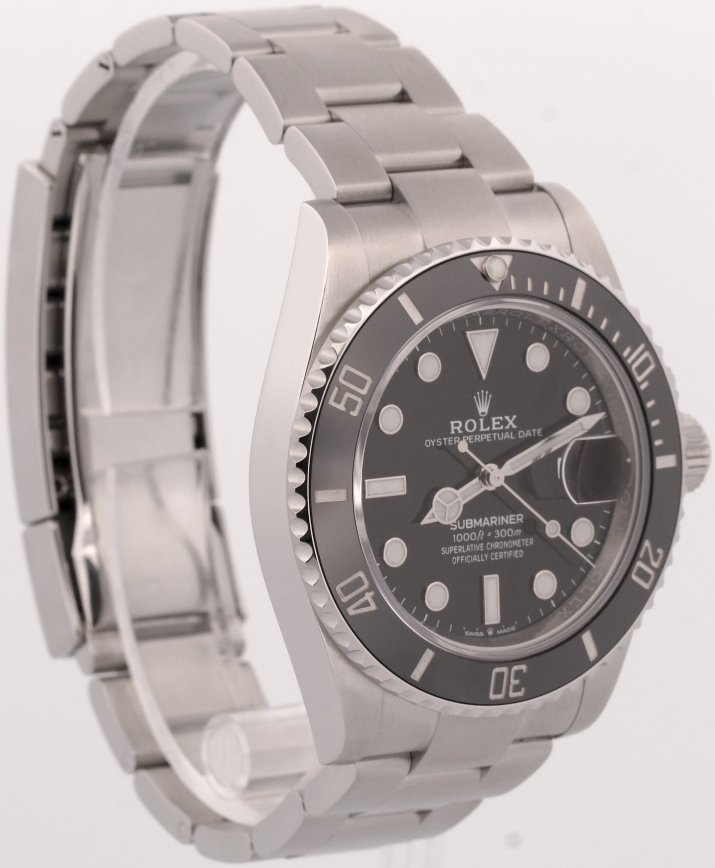 2022 PAPERS Rolex Submariner 41mm BLACK Stainless Steel Ceramic 126610 LN BOX