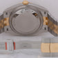 2022 Rolex DateJust 36mm White Roman Jubilee 18K Gold Two-Tone Watch 126233
