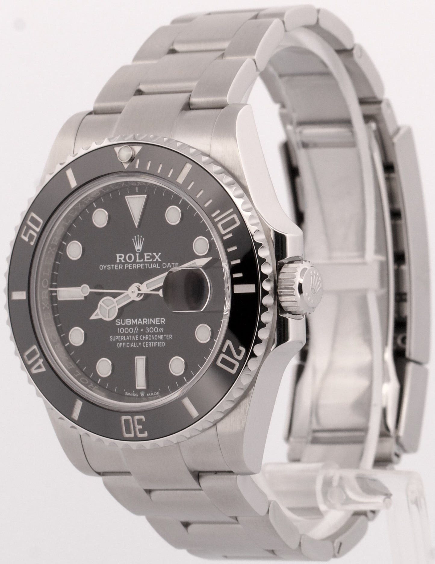 2022 PAPERS Rolex Submariner 41mm BLACK Stainless Steel Ceramic 126610 LN BOX