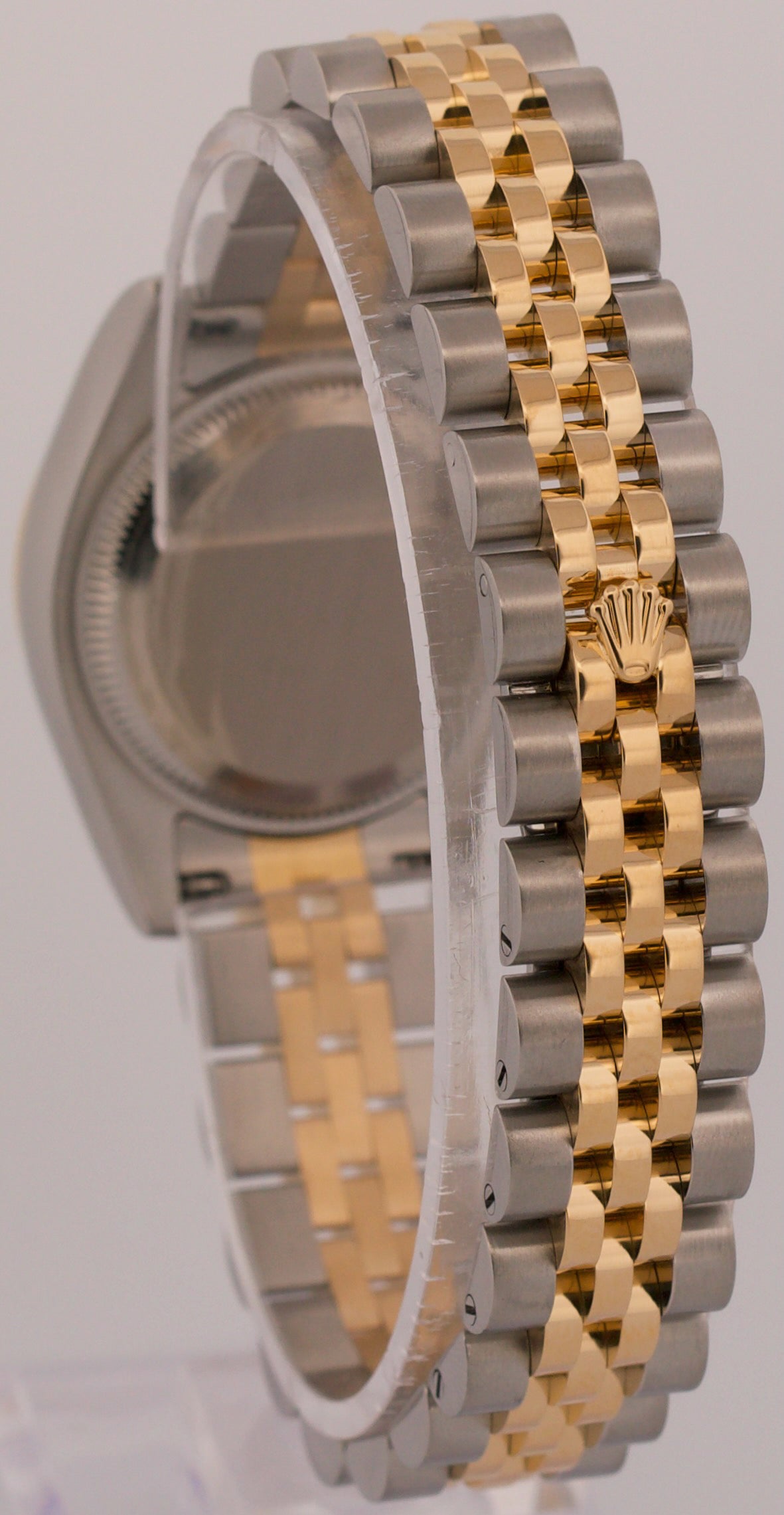 2008 Ladies Rolex DateJust 179173 Champagne Roman 18K 26mm Jubilee Box Papers