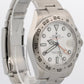2015 PAPERS Rolex Explorer II 42mm POLAR WHITE Orange Stainless Steel 216570 BOX