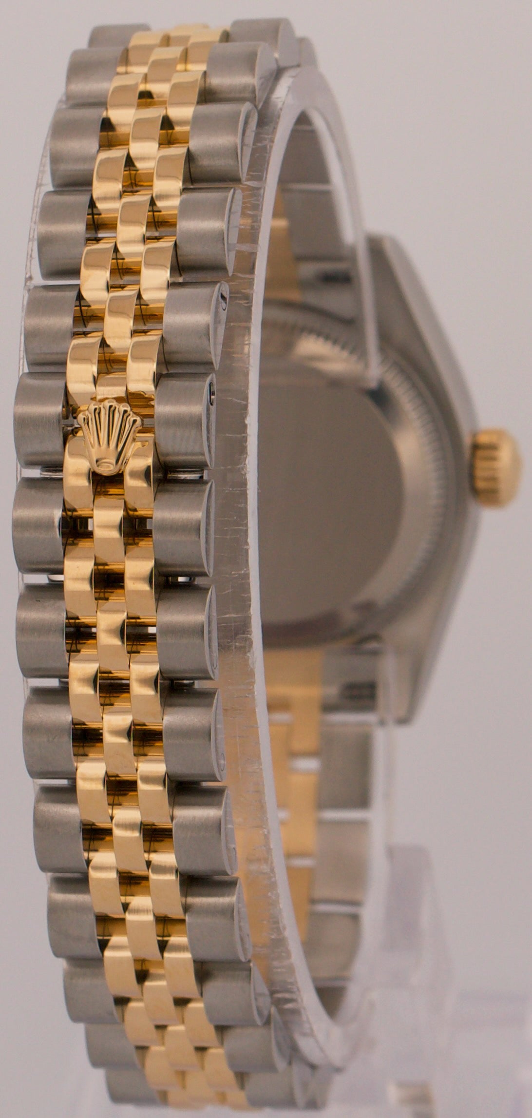 2008 Ladies Rolex DateJust 179173 Champagne Roman 18K 26mm Jubilee Box Papers