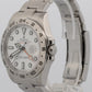 2015 PAPERS Rolex Explorer II 42mm POLAR WHITE Orange Stainless Steel 216570 BOX