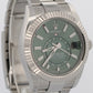 UNWORN NOV 2025 PAPERS Rolex Sky-Dweller GREEN Oyster 18K 42mm 336934 Watch BOX