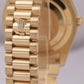 Rolex Day-Date II President WHITE ROMAN 41mm 18K Yellow Gold Watch 218238 BOX