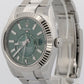 UNWORN NOV 2025 PAPERS Rolex Sky-Dweller GREEN Oyster 18K 42mm 336934 Watch BOX