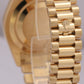 Rolex Day-Date II President WHITE ROMAN 41mm 18K Yellow Gold Watch 218238 BOX