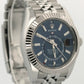 Rolex Sky-Dweller BLUE Stainless Steel 18K White Gold 42mm JUBILEE 326934 BOX