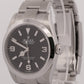 2023 PAPERS Rolex Explorer I BLACK Stainless Steel 40mm 224270 Watch BOX