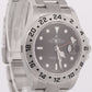NOS STICKERED Rolex Explorer II 40mm 3186 BLACK Red Steel REHAUT 16570 Watch