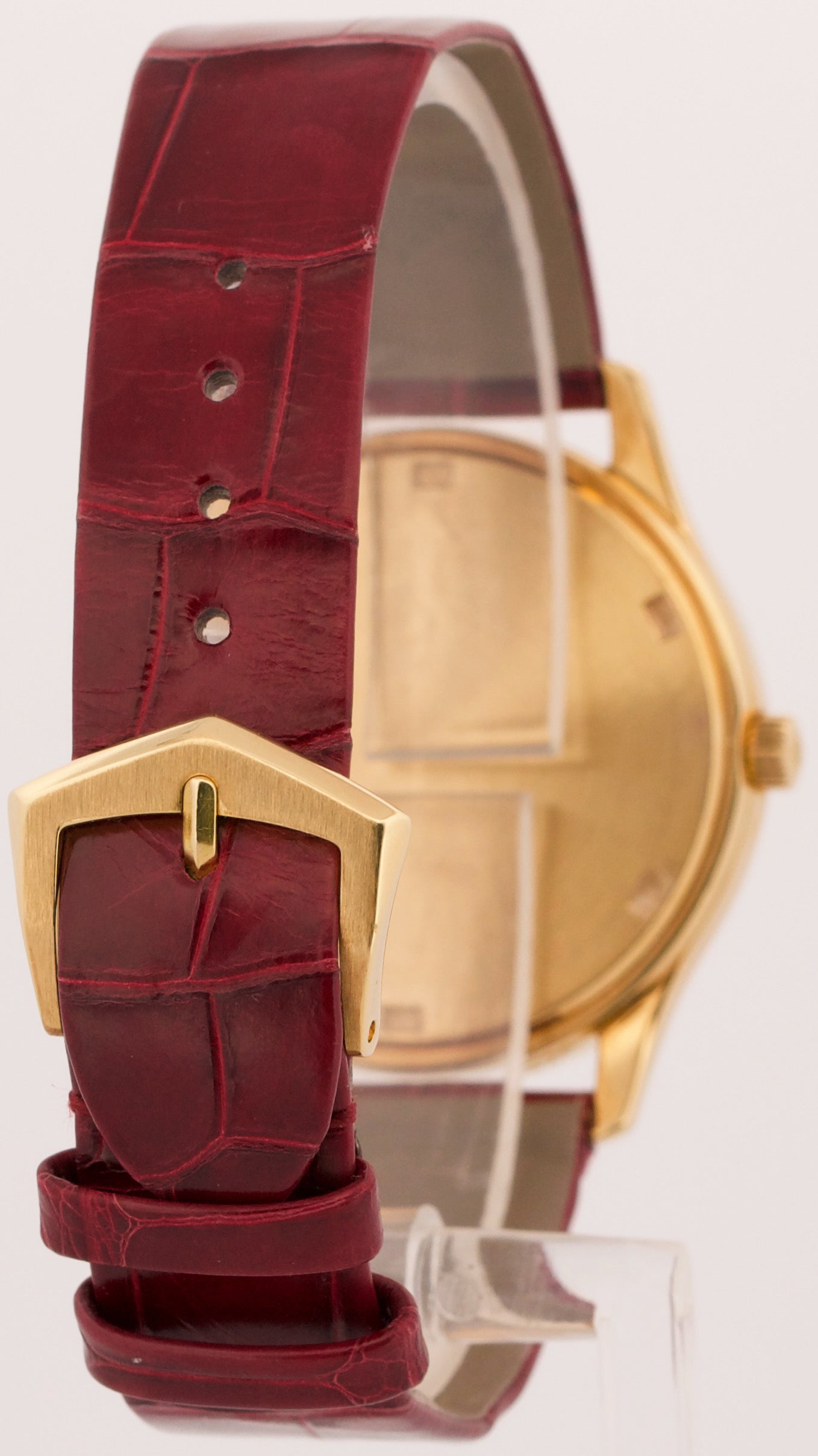 Patek Philippe Calatrava 3998J Silver 18K Yellow Gold Automatic 34mm Watch
