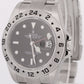 NOS STICKERED Rolex Explorer II 40mm 3186 BLACK Red Steel REHAUT 16570 Watch